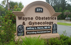 Wayne Obsterics and Gynecology sign
